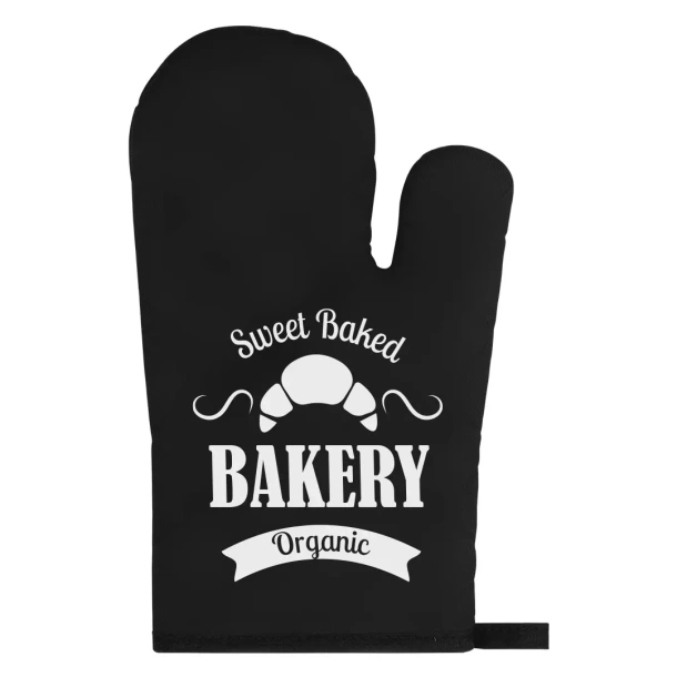PEPPER GLOVE oven mitten - EXPLODE Crna