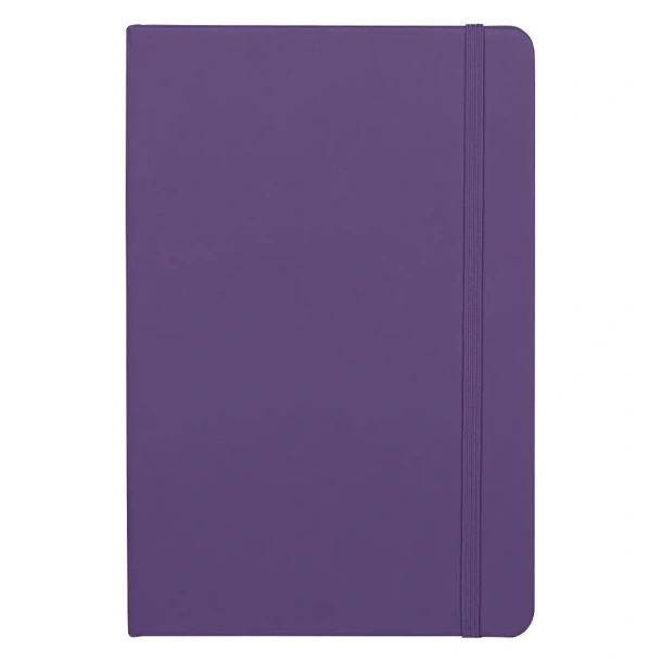 NOTE Notes s elastičnom trakom, A5 Ljubičasta