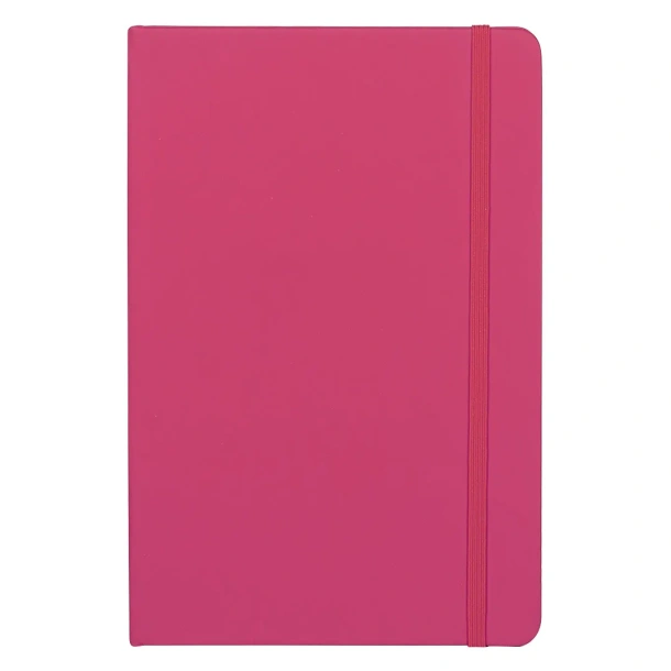 NOTE Notes s elastičnom trakom, A5 Ružičasto
