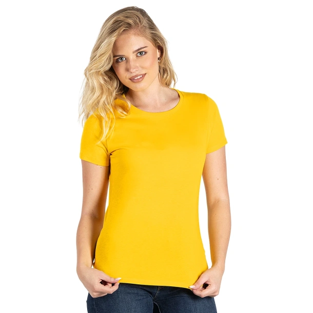 PREMIUM LADY 180 Women's T-shirt, 180 g/m2 Žuta