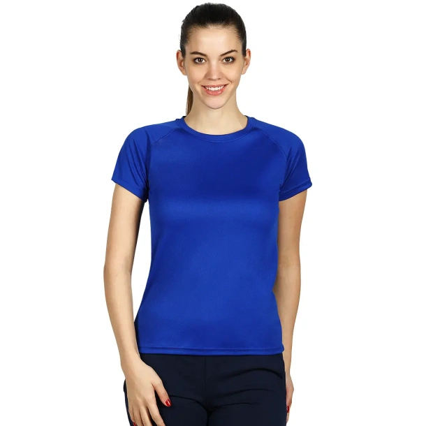 RECORD LADY women’s sport T shirt - EXPLODE Navy Blue