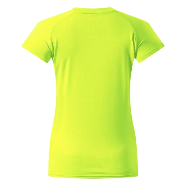 RECORD LADY women’s sport T shirt - EXPLODE Neonski žuta