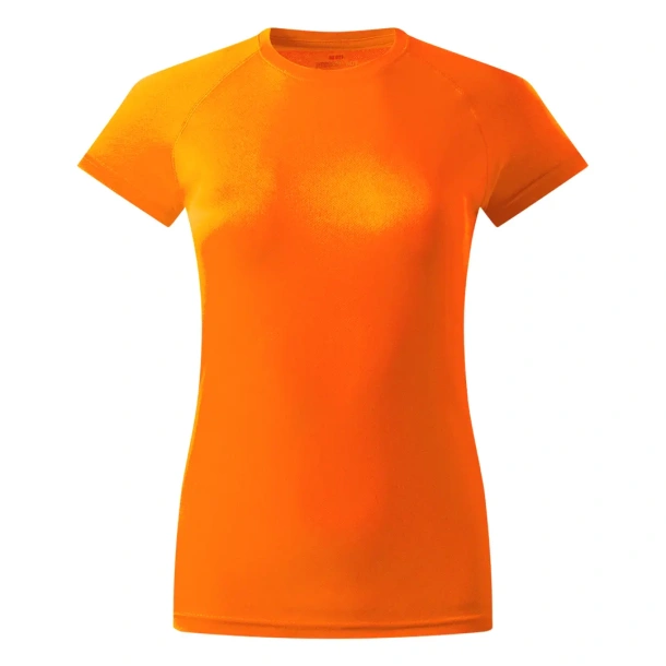 RECORD LADY women’s sport T shirt - EXPLODE Neon green