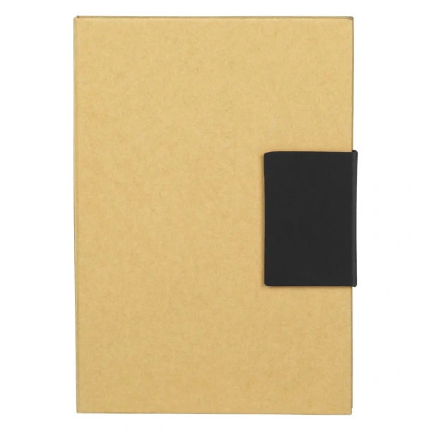 AZUL biodegradable notebook with biodegradable ball pen Crna