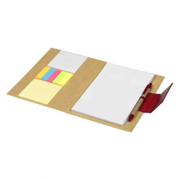 AZUL biodegradable notebook with biodegradable ball pen Azure