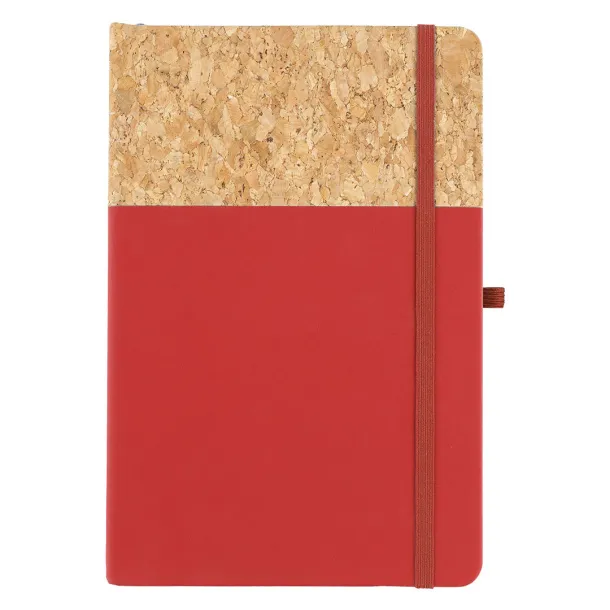 NOTE CORK notes, A5 Crvena