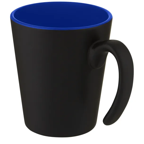Oli 360 ml ceramic mug with handle Blue Crna