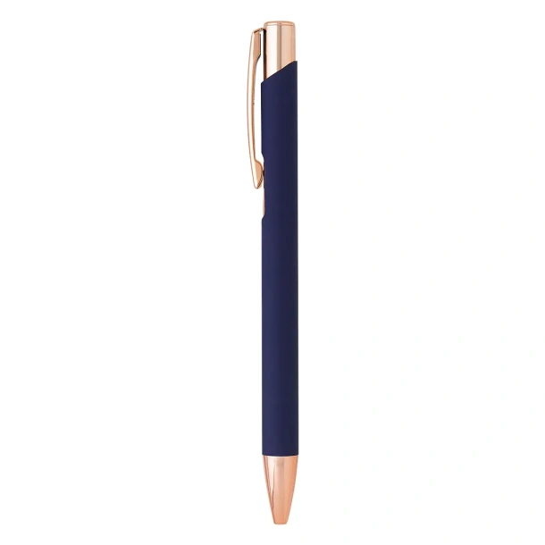 OGGI ROSE GOLD Metalna kemijska olovka Plava