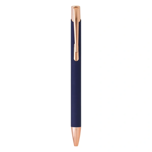 OGGI ROSE GOLD Metalna kemijska olovka Plava