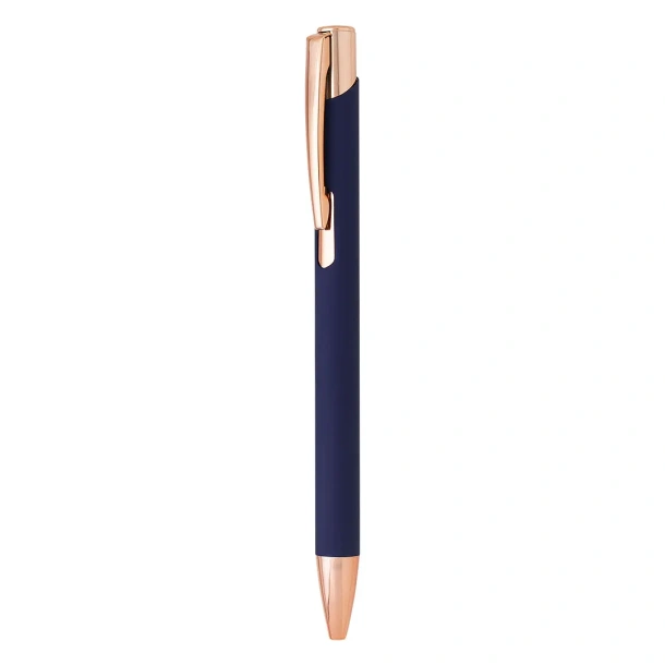 OGGI ROSE GOLD Metalna kemijska olovka Plava