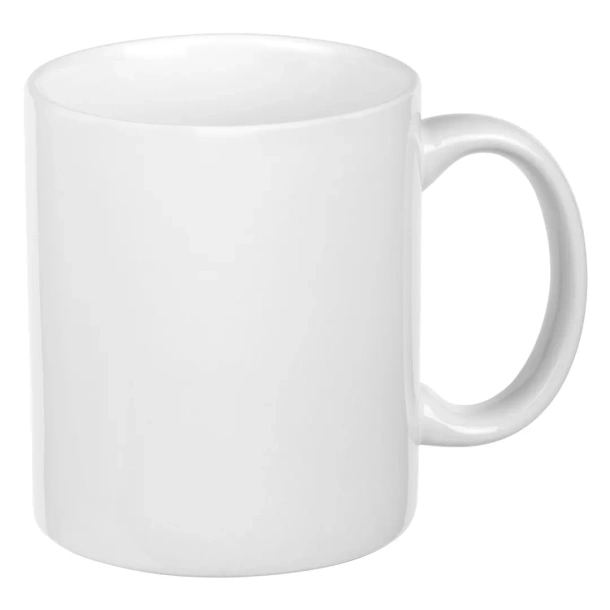 LASSI Keramička sublimacijska šalica, 325 ml - CASTELLI Bijela