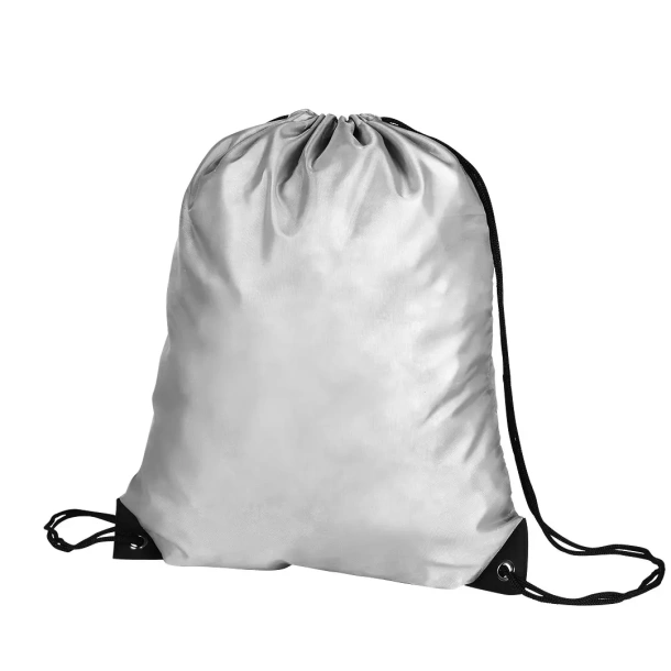 CITY Drawstring bag - BRUNO Srebrna