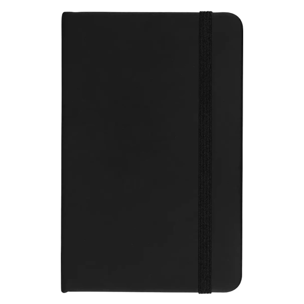 NOTE MINI Notes s elastičnom trakom, A6 Crna