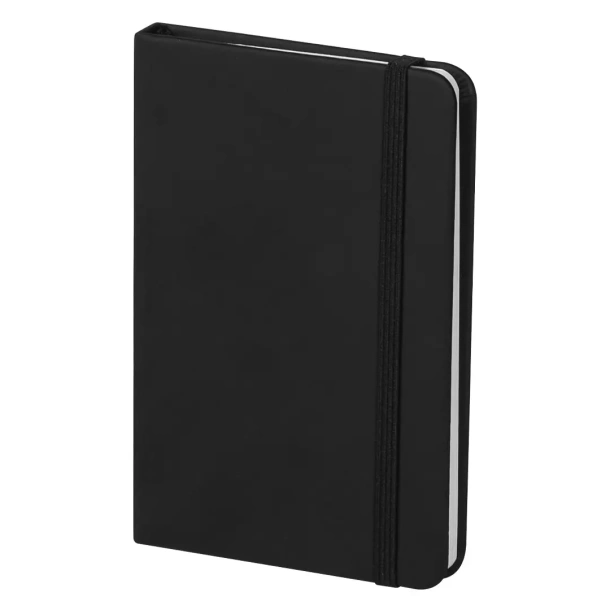 NOTE MINI Notes s elastičnom trakom, A6 Crna