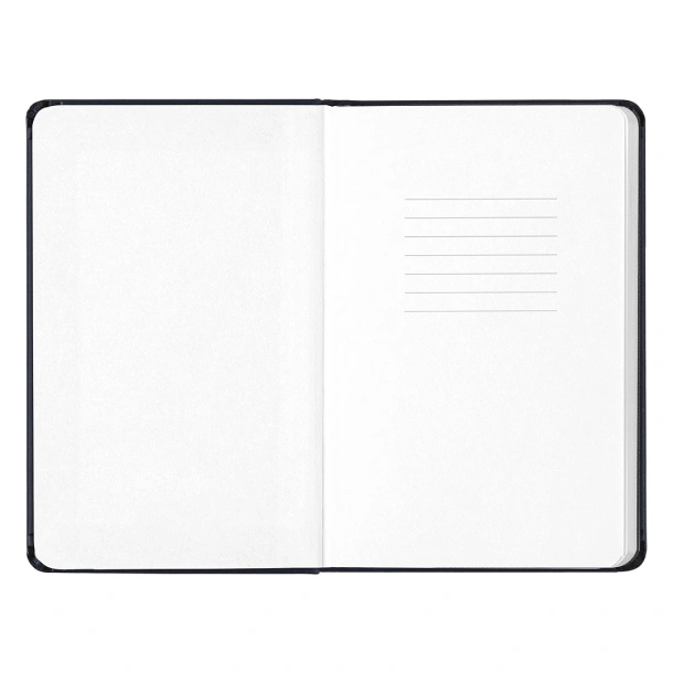 NOTE MINI Notes s elastičnom trakom, A6 Crna