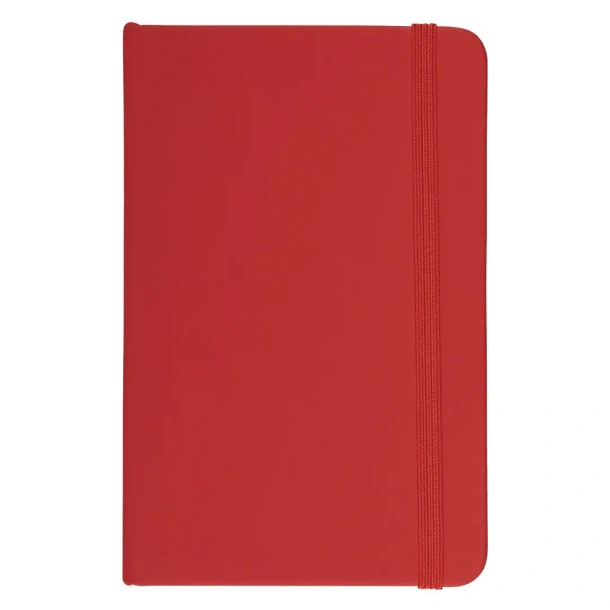 NOTE MINI Notes s elastičnom trakom, A6 Crvena