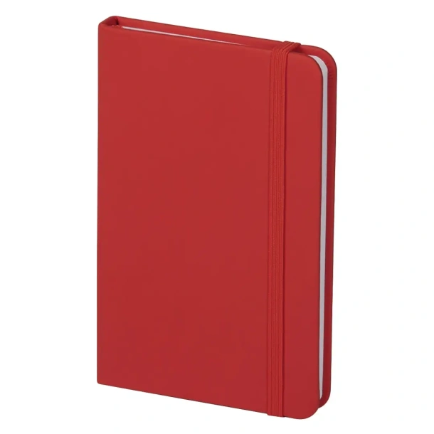 NOTE MINI Notes s elastičnom trakom, A6 Crvena