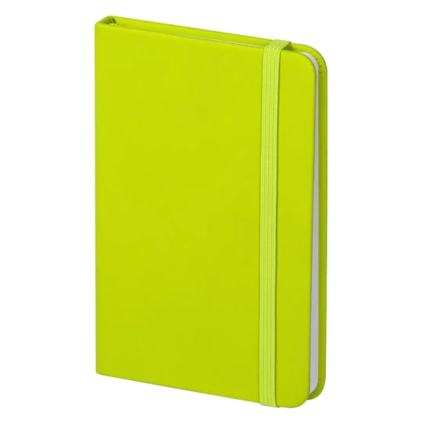 NOTE MINI Notes s elastičnom trakom, A6 Svijetlo zelena