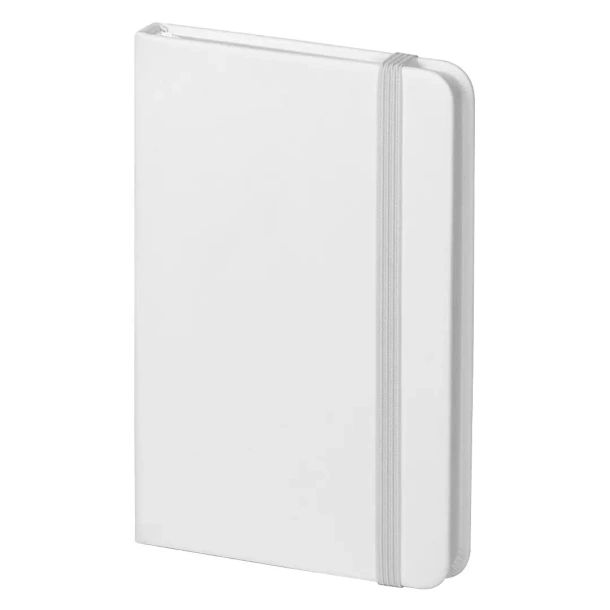 NOTE MINI Notes s elastičnom trakom, A6 Bijela