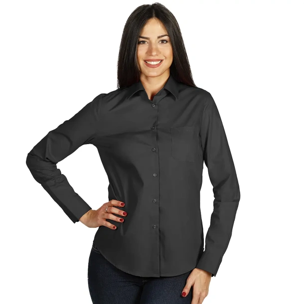 COMFORT LSL WOMEN women’s long sleeve shirt - EXPLODE Tamno siva