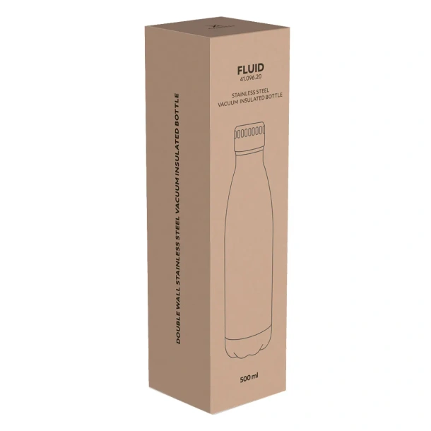 FLUID metalna termosica, 500 ml Plava