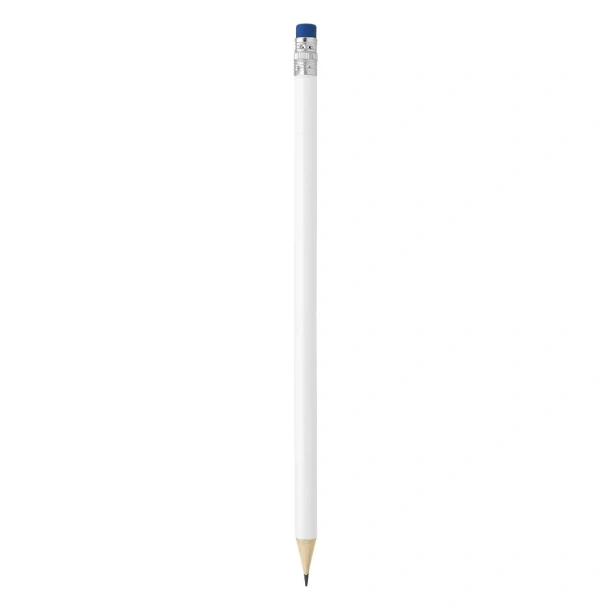 PIGMENT WHITE Wooden pencil HB Silver
