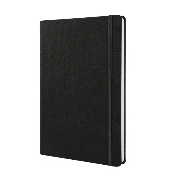 ELEGANT Notes s elastičnom trakom, A5 Crna