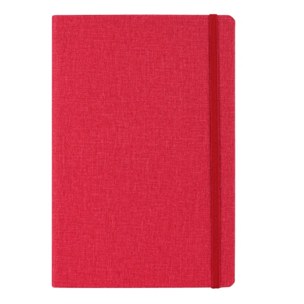 ELEGANT Notes s elastičnom trakom, A5 Crvena