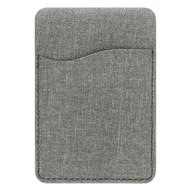 POCKET PRO PU card holder and phone holder Black