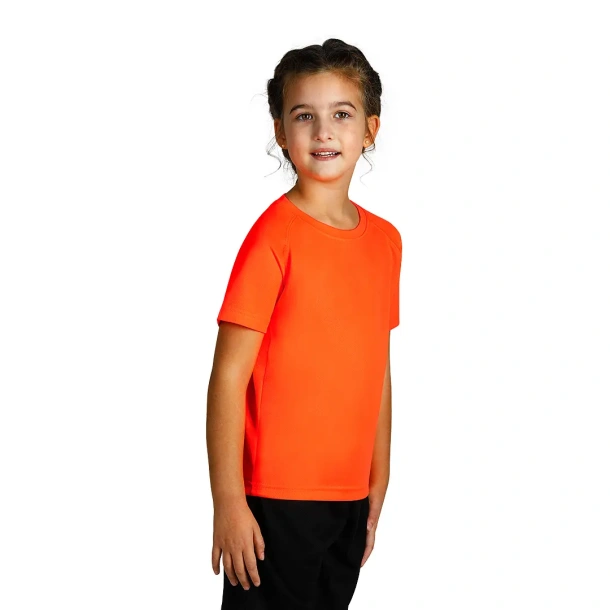RECORD KIDS kid’s sports T shirt - EXPLODE Neon green