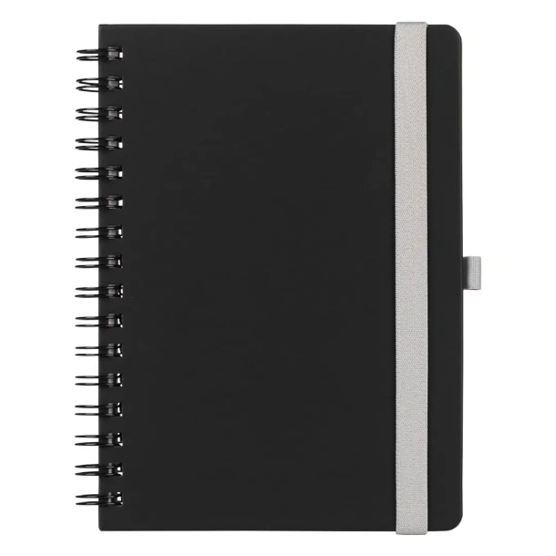 MONDO WIRE spiralni notes, A5 - PRO BOOK Crna