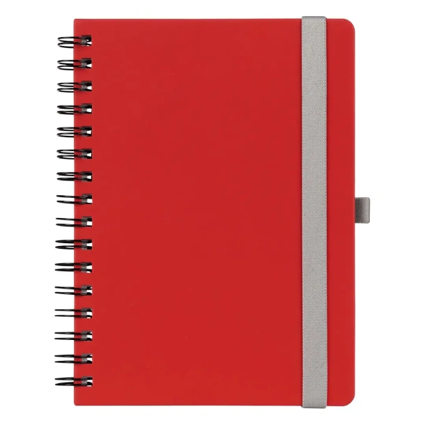 MONDO WIRE spiralni notes, A5 - PRO BOOK Crvena
