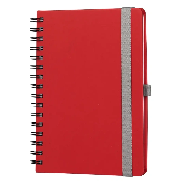 MONDO WIRE spiralni notes, A5 - PRO BOOK Crvena