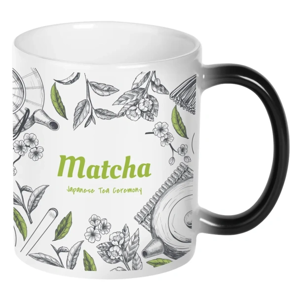MAGIC MUG Keramička sublimacijska šalica sa specijalnim efektom, 325 ml - CASTELLI Crna