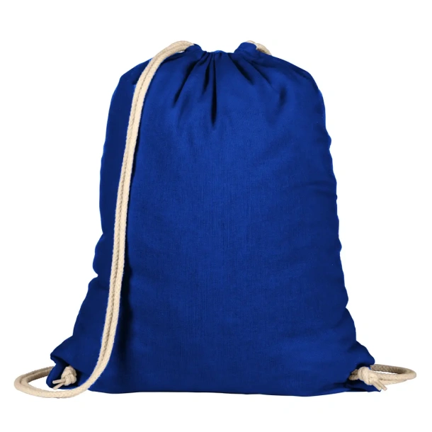 MELON COLOR 140 Cotton backpack, 140 g/m2 - BRUNO Navy Blue