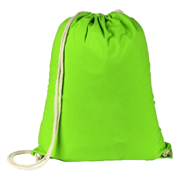 MELON COLOR 140 Cotton backpack, 140 g/m2 - BRUNO Svijetlo zelena