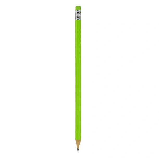 PIGMENT Wooden HB pencil with eraser Svijetlo zelena