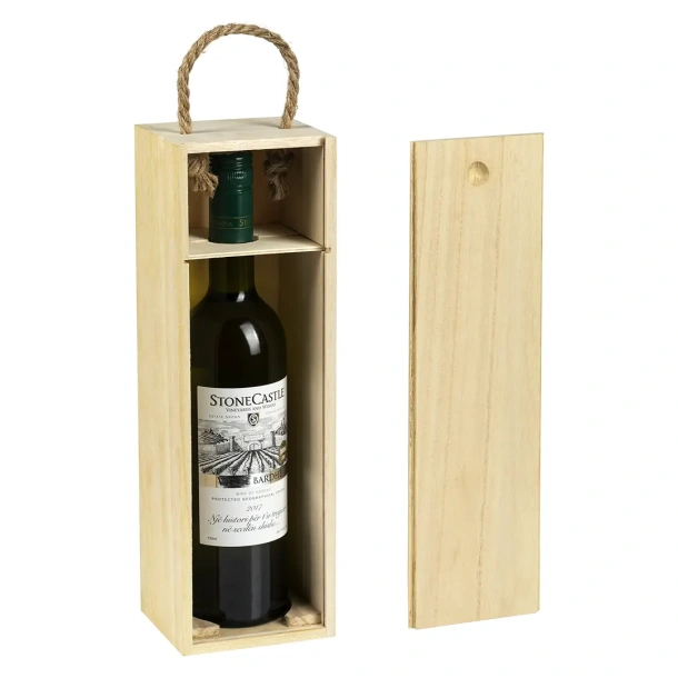 BORDO Drvena poklon kutija za vino - CASTELLI Bež