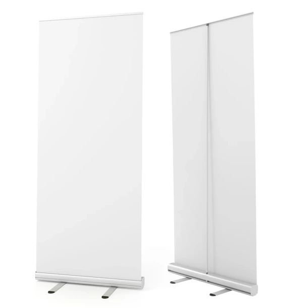 ROLL UP 100 pingvin baner Srebrna