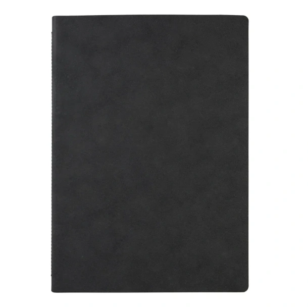 NUBUCK ECO MAXI notes s fleksibilnim koricama, B5 Crna