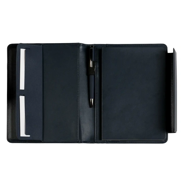 ALCANTARA notes s portfolio mapom, A5 - PRO BOOK Plava