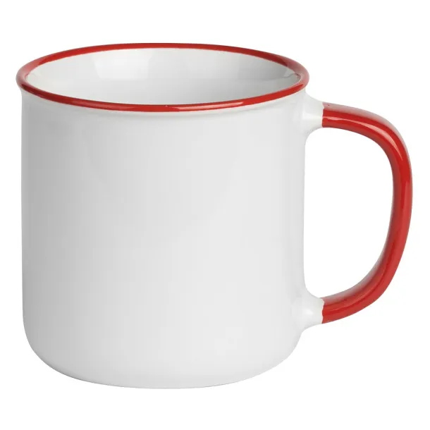 BETTY BIANCO Keramička šalica, 250 ml - CASTELLI Crvena