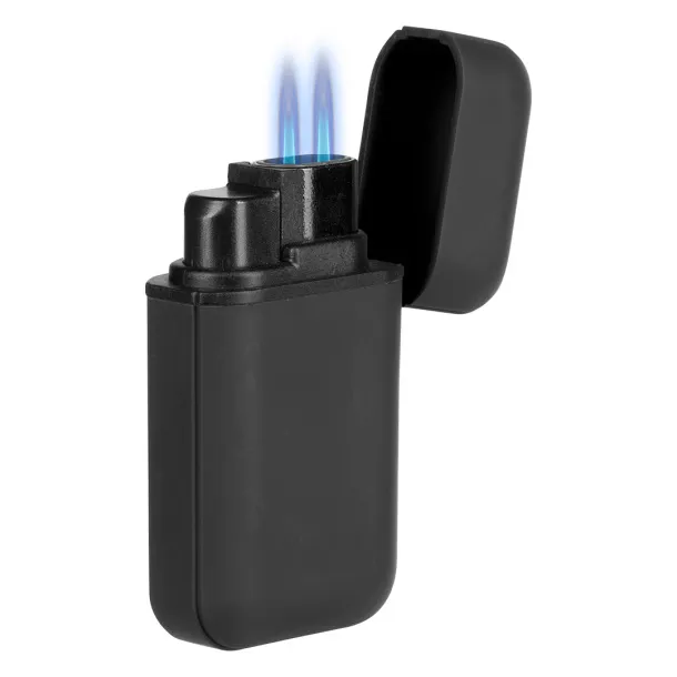 TORCH Elektronički plastični upaljač s duplim turbo plamenom Crna