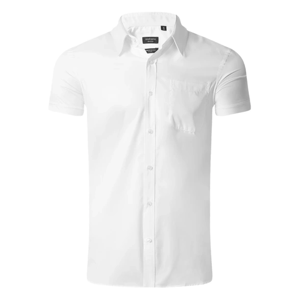 BUSINESS ssL MEN men’s short sleeve shirt - EXPLODE Beige