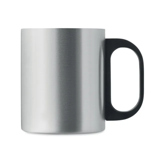 TANISS Double wall mug 300 ml Matt Silver