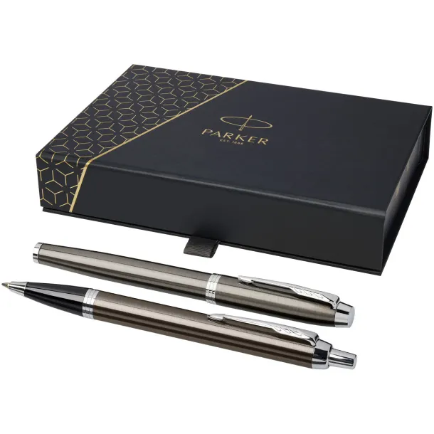 Parker IM rollerball and ballpoint pen set - Parker Grey