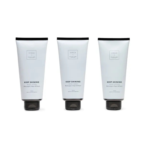 VINGA x TGL poklon set za njegu tijela - Vinga white Crna