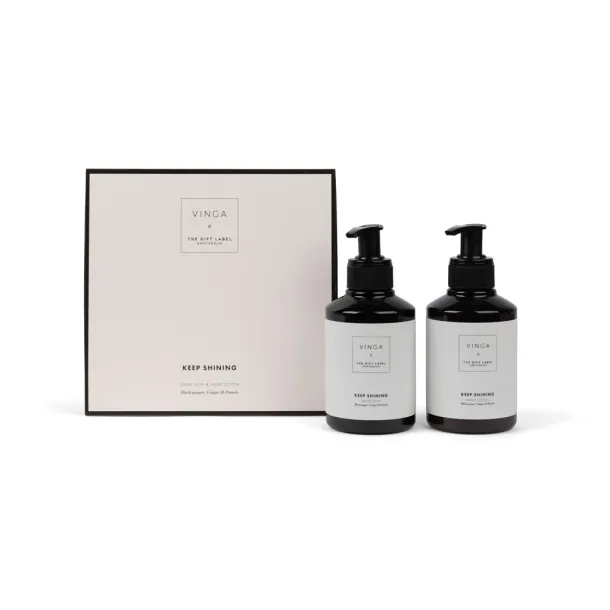 VINGA x TGL poklon set za njegu ruku - Vinga white Crna