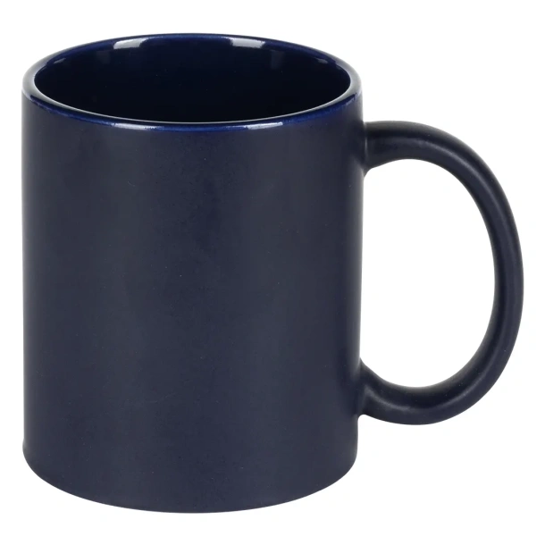 BARTON MATT Stoneware mug, 325 ml - CASTELLI Silver