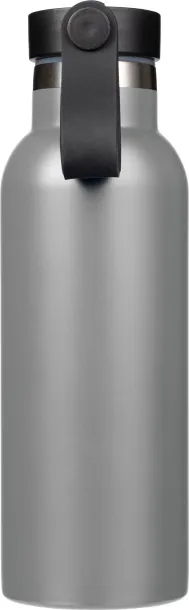 ELAINE Stainless steel double-walled drinking bottle 500 ml grey